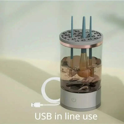3-in-1 Automatic Makeup Brush Cleaning and Drying Stand