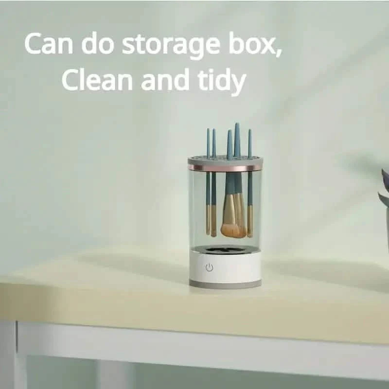 3-in-1 Automatic Makeup Brush Cleaning and Drying Stand