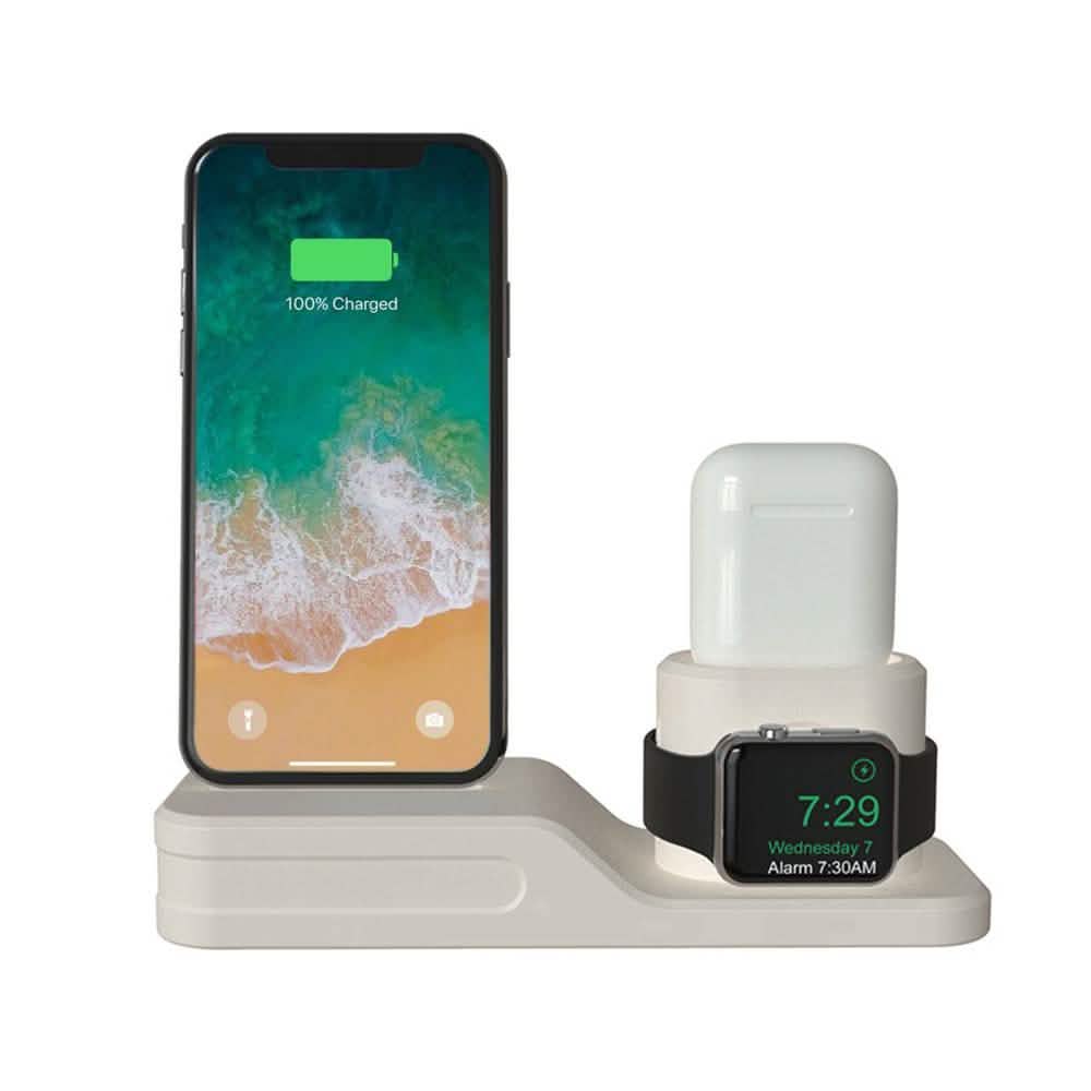 3-in-1 Charging Dock for Apple iPhone, Watch & AirPod