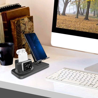 3-in-1 Charging Dock Station Phone Charger Stand Holder