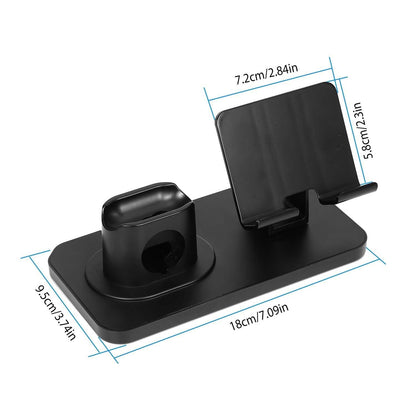 3-in-1 Charging Dock Station Phone Charger Stand Holder