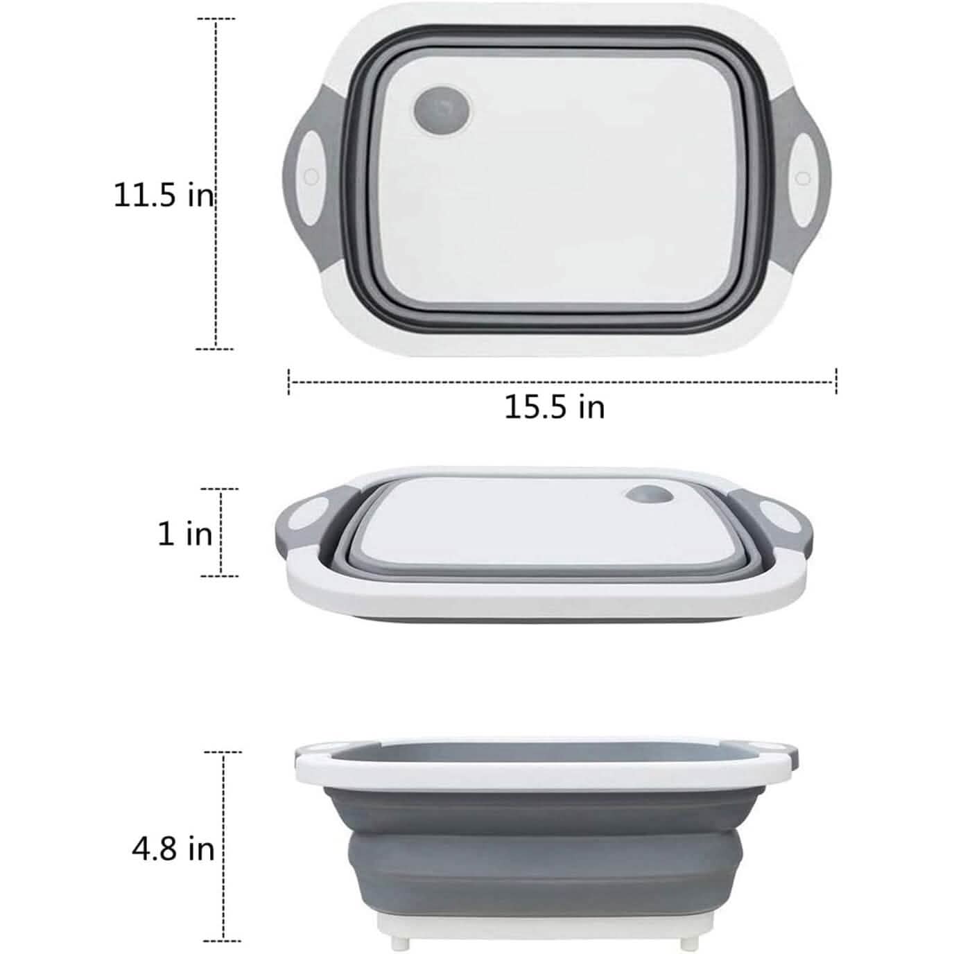 3-in-1 Multifunctional Foldable Cutting Board