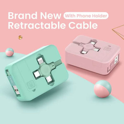 3-in-1 Portable Retractable Charging Cable