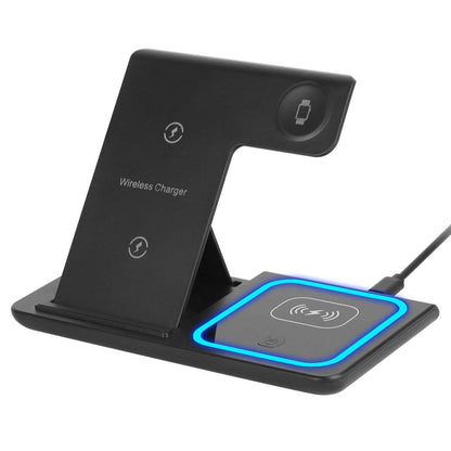 3-in-1 Wireless Fast Charging Station Dock Foldable