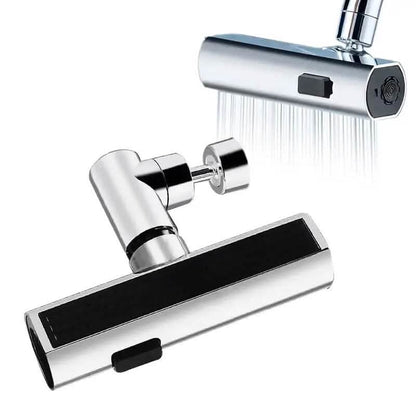 3-Mode Leakproof Sink Faucet Adapter - Durable Copper Construction for Kitchen and Bathroom