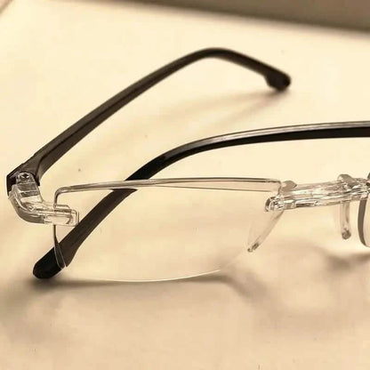 2K Style Rimless Reading Glasses for Men & Women