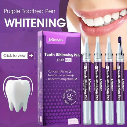 3-Pack: 3ml/0.1fl oz Mint Flavor Purple Teeth Whitening Gel Pen