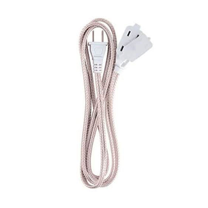 3-Pack: 6" Ativa Braided AC Extension Cord