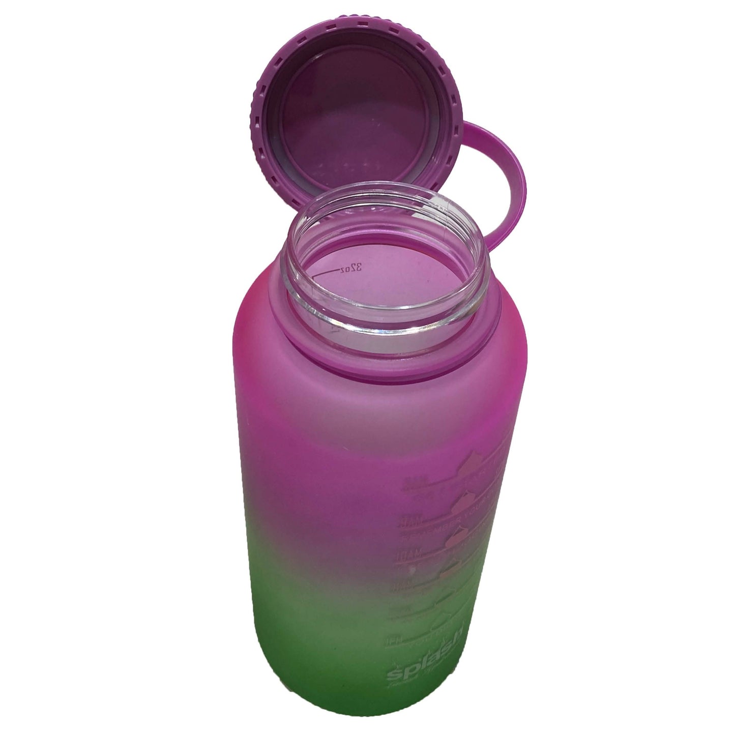 3-Pack Assorted Motivational Water Bottles With Twist Cap