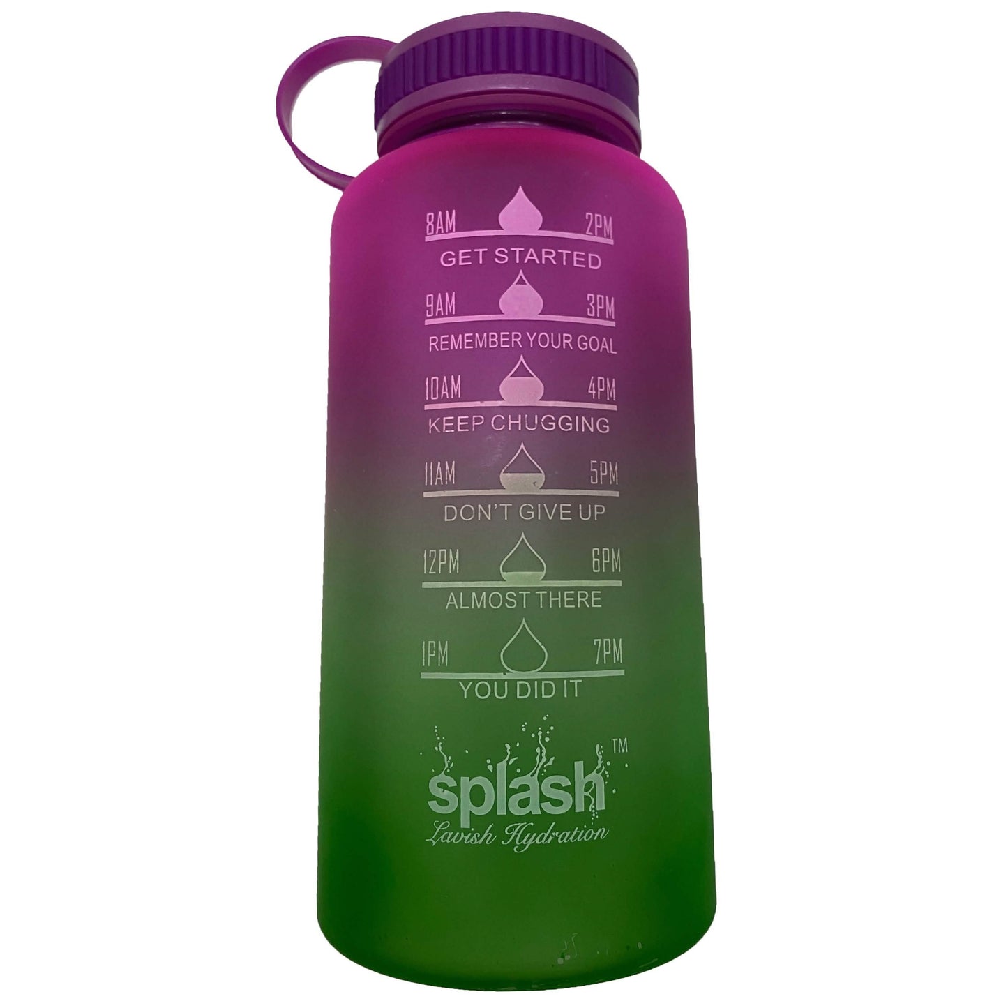 3-Pack Assorted Motivational Water Bottles With Twist Cap