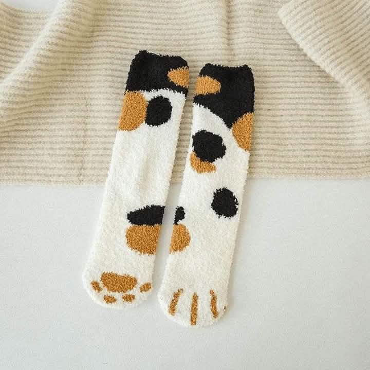 3-Pack: Autumn and Winter Cat Claws Socks