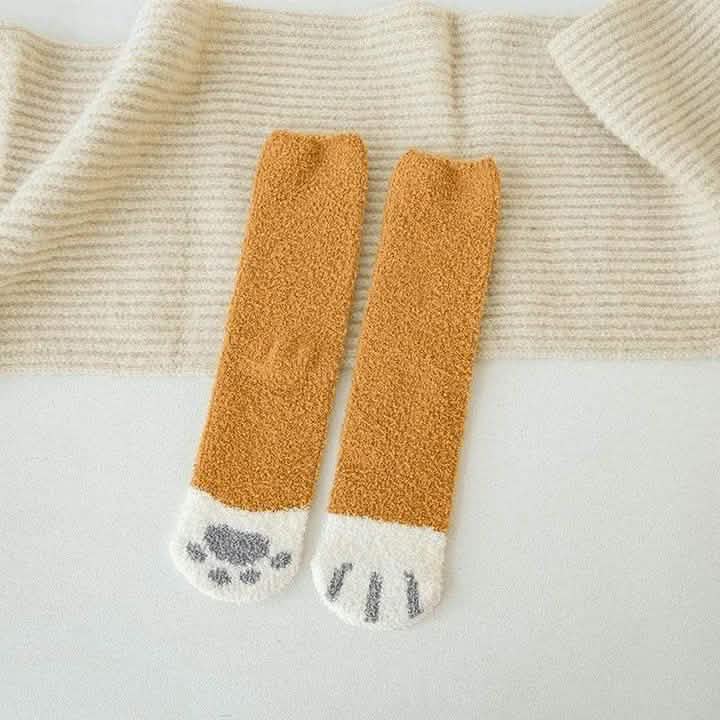 3-Pack: Autumn and Winter Cat Claws Socks