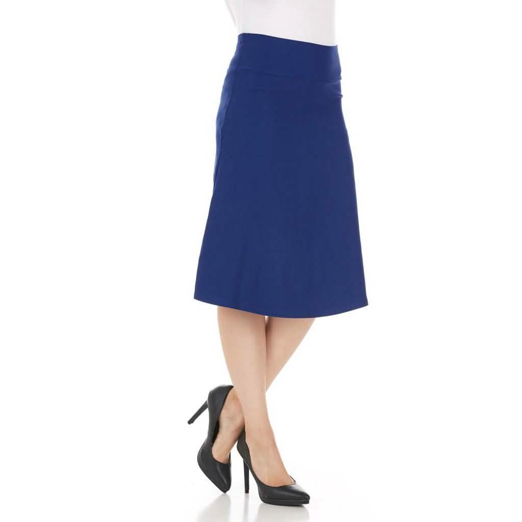 3-Pack: Aviot Lightweight Fitted A-Line Skirt