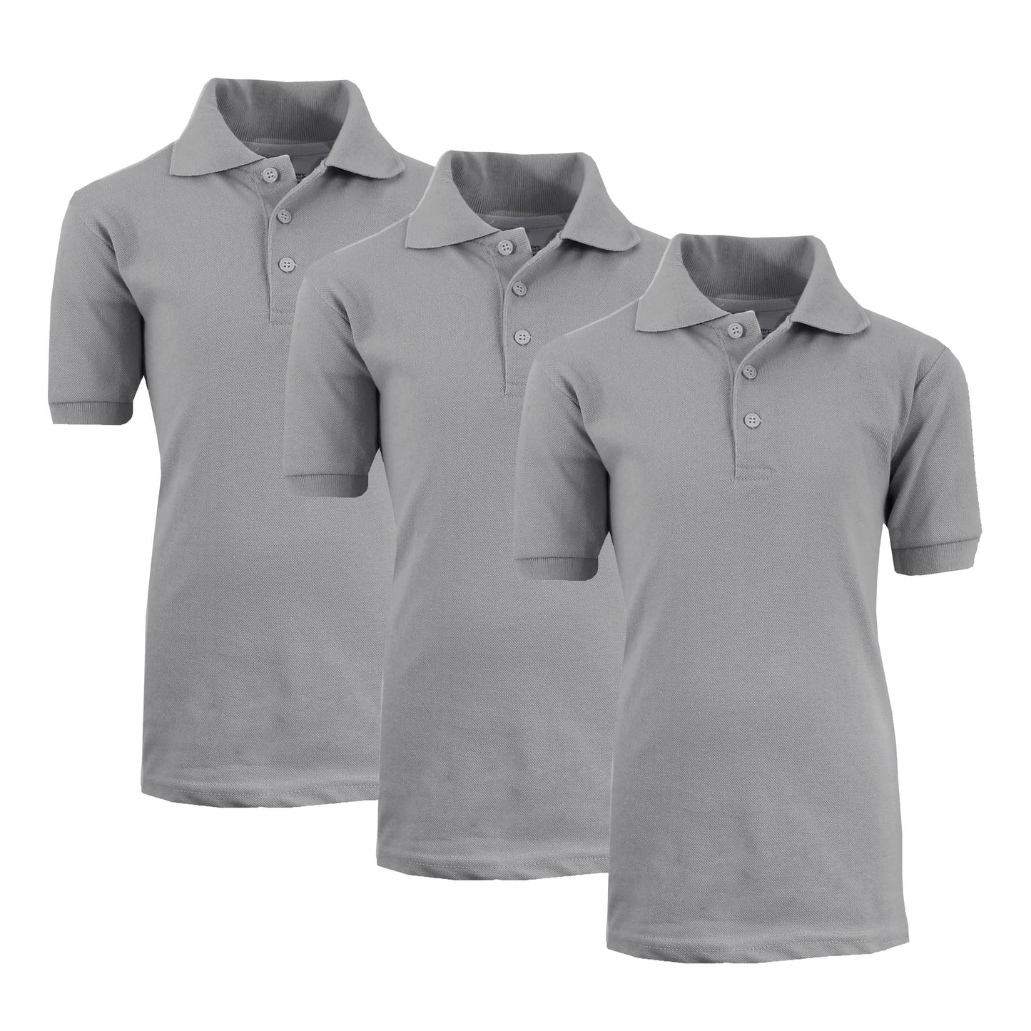 3-Pack: Boys School Uniform Polo