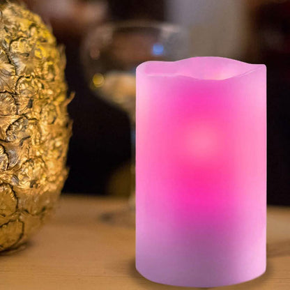 3-Pack: Color-Changing LED Flameless Candles With Remote
