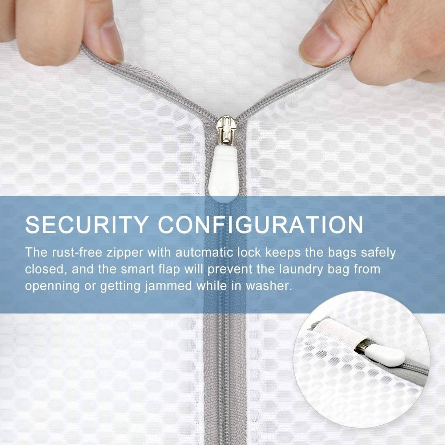 3-Pack: Durable Honeycomb Mesh Laundry Bags