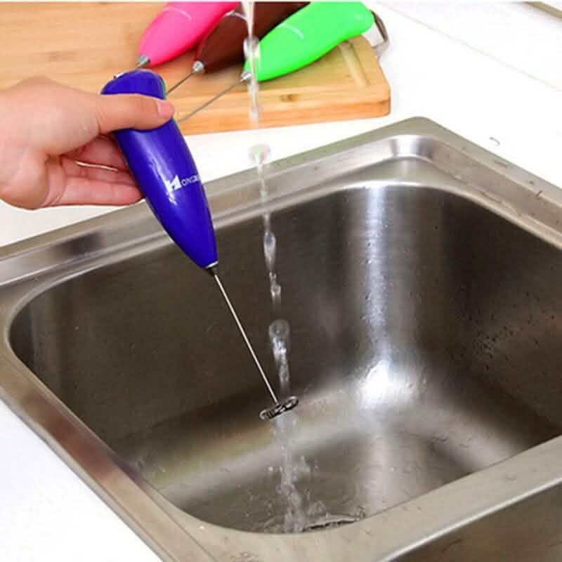 3-Pack: Electric Milk Frother Handheld Whisk
