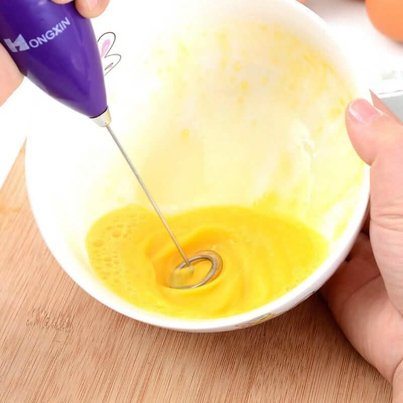 3-Pack: Electric Milk Frother Handheld Whisk
