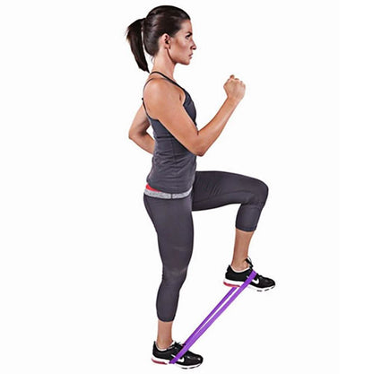 3-Pack: Exercise Resistance Loop Bands Training Belt Stretch Therapy Running Pilates