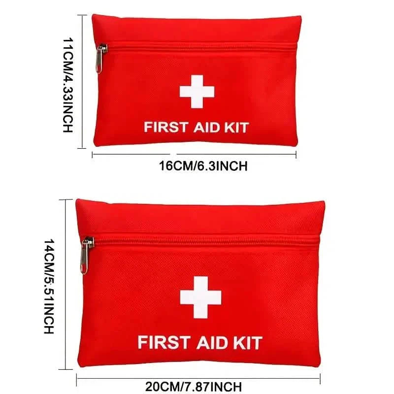 3-Pack: First Aid Kit Bags Nurse Red Medical Tools Bag