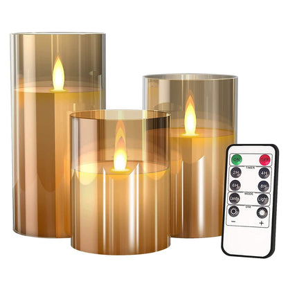 3-Pack: Flameless Battery Operated Candles