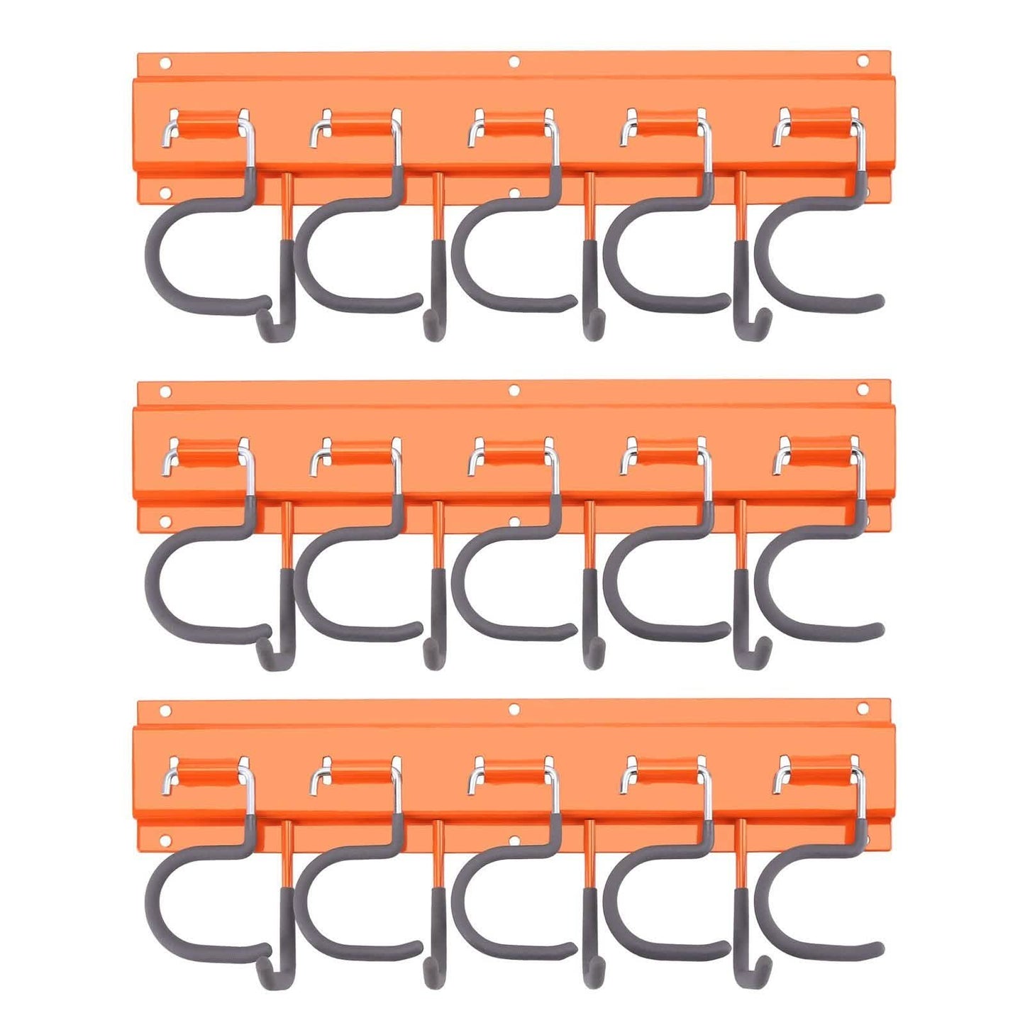 Garden Tool Organizer Wall Mounted Hanger Hooks Home Garage Set