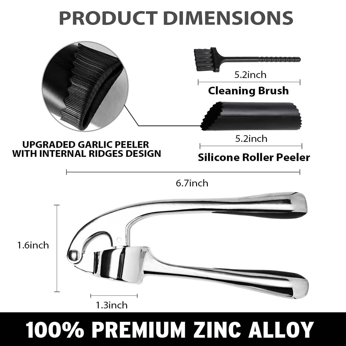 3-Pack: Garlic Meat Grinder Set