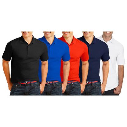 3-Pack: Gildan Men's Premium Cotton Polos