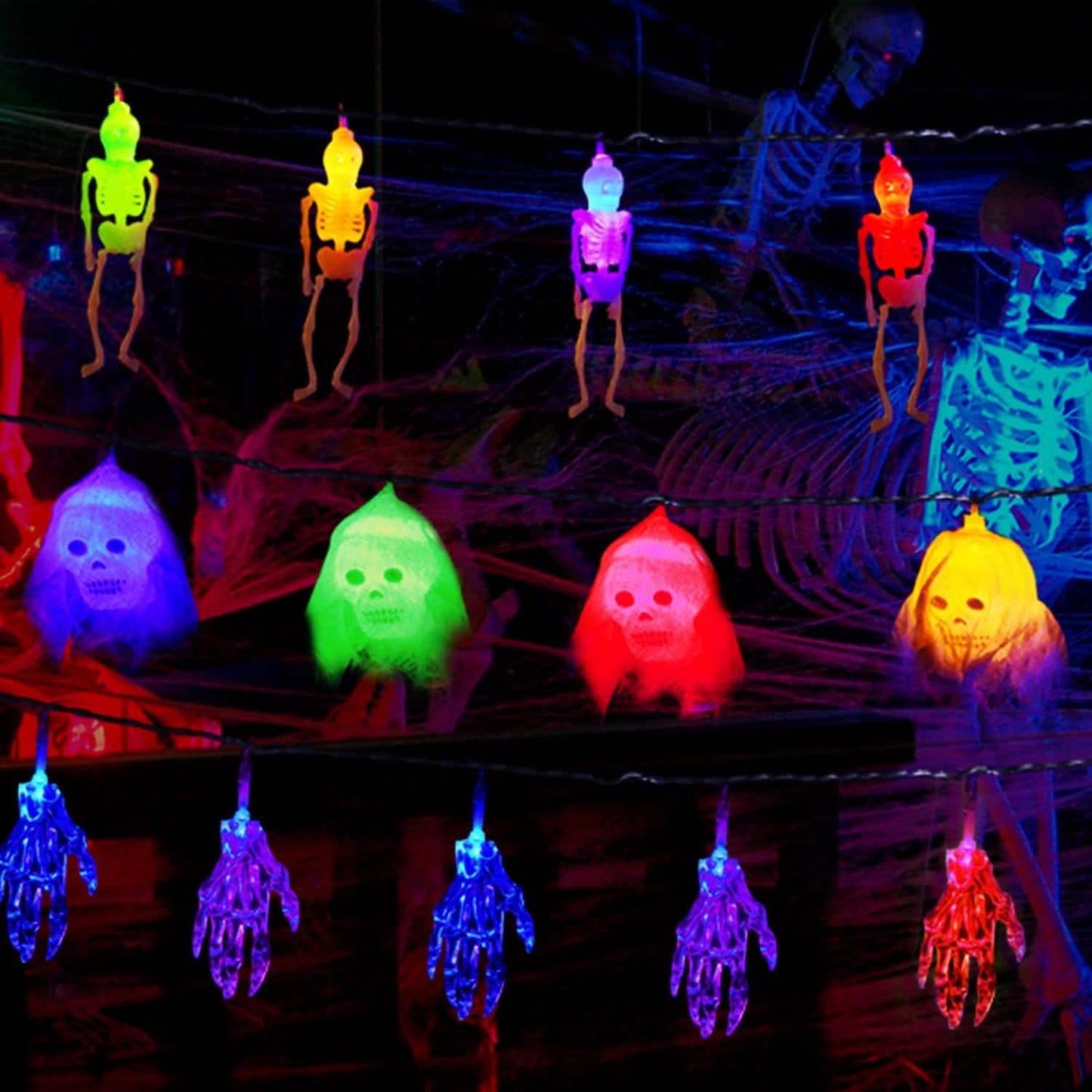 3-Pack: Halloween String Light Decorations