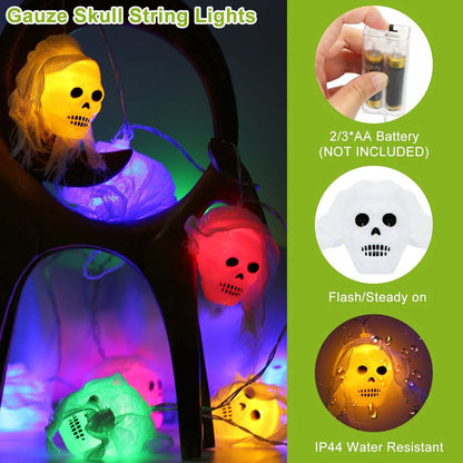3-Pack: Halloween String Light Decorations