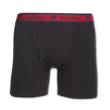 3-Pack: Keltex Men's Cotton Stretch Boxer Briefs