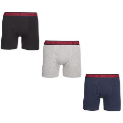 3-Pack: Keltex Men's Cotton Stretch Boxer Briefs
