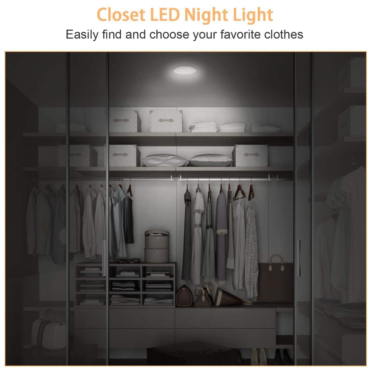 3-Pack: LED Wireless Puck Closet Lights