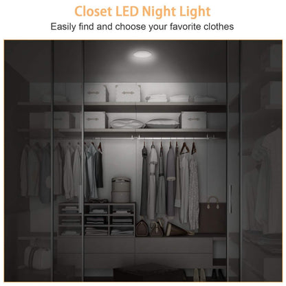 3-Pack: LED Wireless Puck Closet Lights
