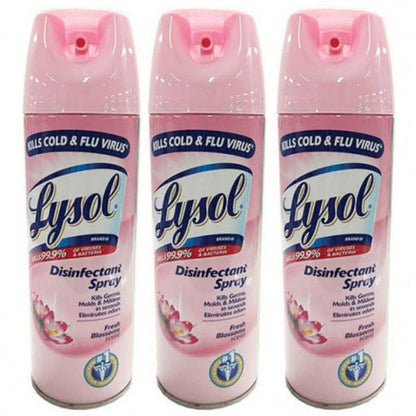 3-Pack: Lysol Disinfectant Spray 12oz