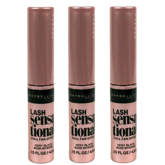 3-Pack: Maybelline Lash Sensational Intense Mini Mascara