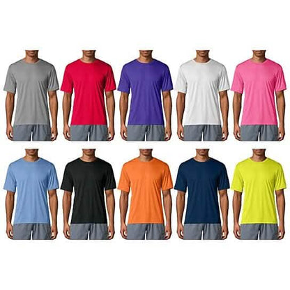 3-Pack Men's Cool Dri-Fit Moisture-Wicking Short Sleeve T-Shirt
