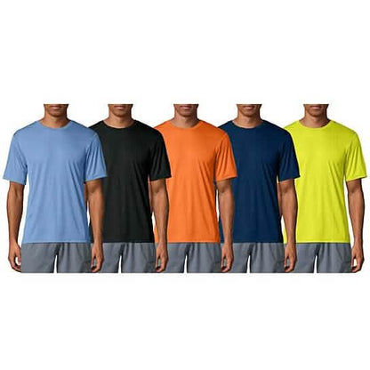 3-Pack Men's Cool Dri-Fit Moisture-Wicking Short Sleeve T-Shirt