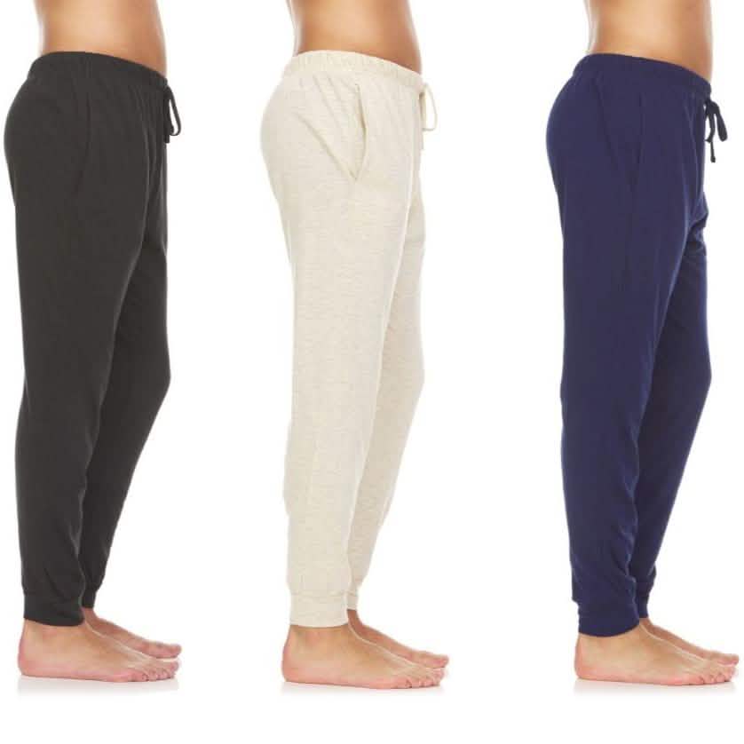 3-Pack: Men's Cotton Lounge Jogger Pants