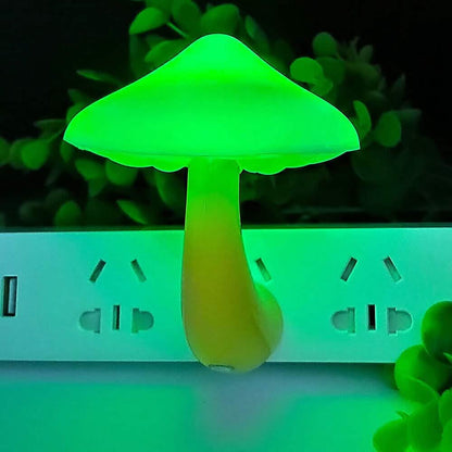 3-Pack: Mushroom Night Light with Dusk to Dawn Sensor