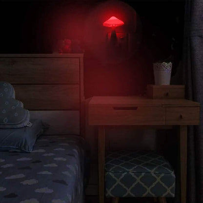 3-Pack: Mushroom Night Light with Dusk to Dawn Sensor
