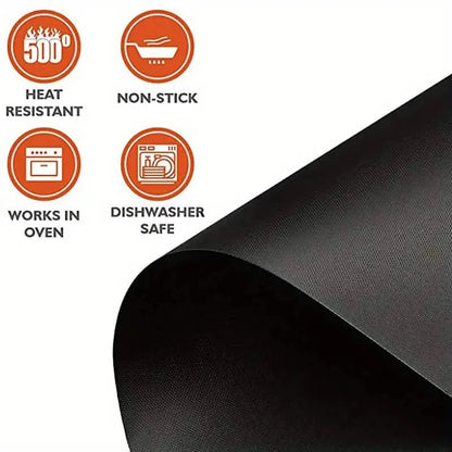 3-Pack: Non-Stick BBQ Grill Mesh Mats