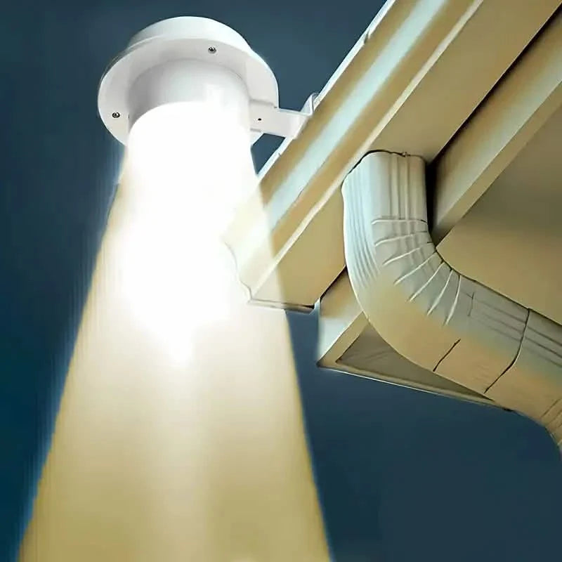 3-Pack: Solar LED Fence Gutter Lights