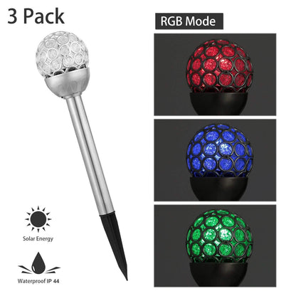 3-Pack: Solarek Outdoor Solar Lights