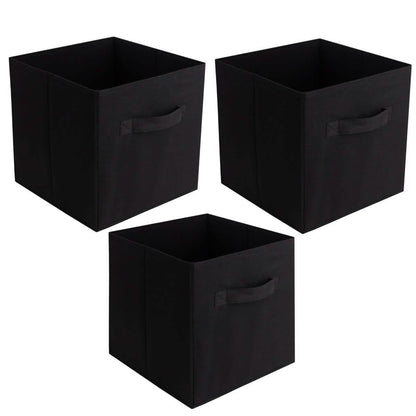 3-Pack: Sorbus Foldable Storage Cube Basket Bins