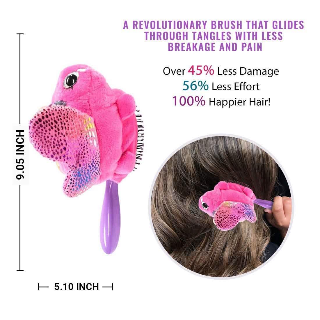 3-Pack: Wet Brush Plush Kid's Detangler with Soft IntelliFlex Bristles for All Hair Types