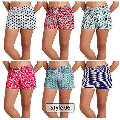 3-Pack: Women's Comfy Lounge Bottom Pajama Shorts with Drawstring