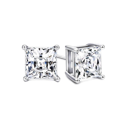 3-Pair Set: Sterling Silver Swarovski Elements Crystal Studs