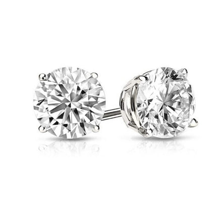 3-Pair Set: Sterling Silver Swarovski Elements Crystal Studs