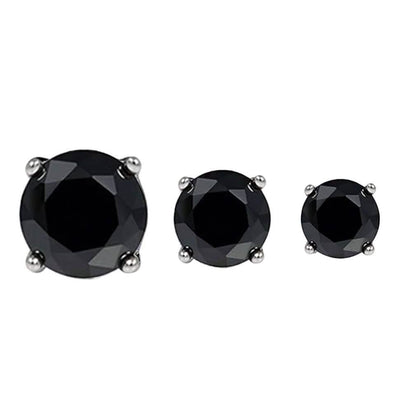 3-Pairs: Elements of Love Crystal Stud Earrings